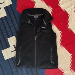 Patagonia Synchilla black fleece vest